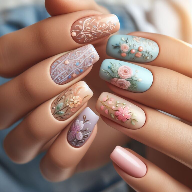 Floral Nail Art