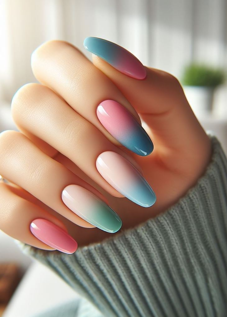 Ditch the boring mani! Bold ombre nails are the perfect way to express your unique style and daring spirit.