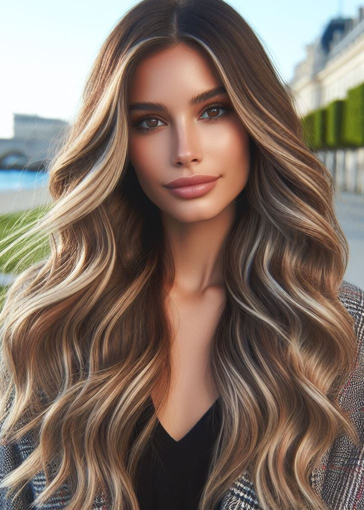 Kiss the flat iron goodbye! Effortless beach waves and sun-kissed highlights add natural volume and texture to your medium hair. #mediumhairstyle #beachwaves #pocoko