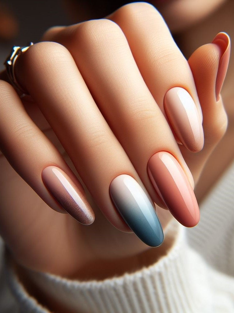 Ombre Nails: The Effortless Way to Stunning Gradients | Pocoko Make your manicure magical with pastel gradient ombre nails. Watch as soft pinks, blues, and greens blend into a beautiful harmony.