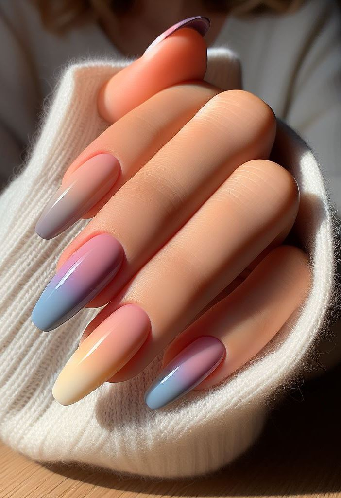 Ombre Nails: The Effortless Way to Stunning Gradients | Pocoko Your nails, but make it art! Embrace pastel gradient ombre designs for a fun and sophisticated look that’s sure to turn heads.