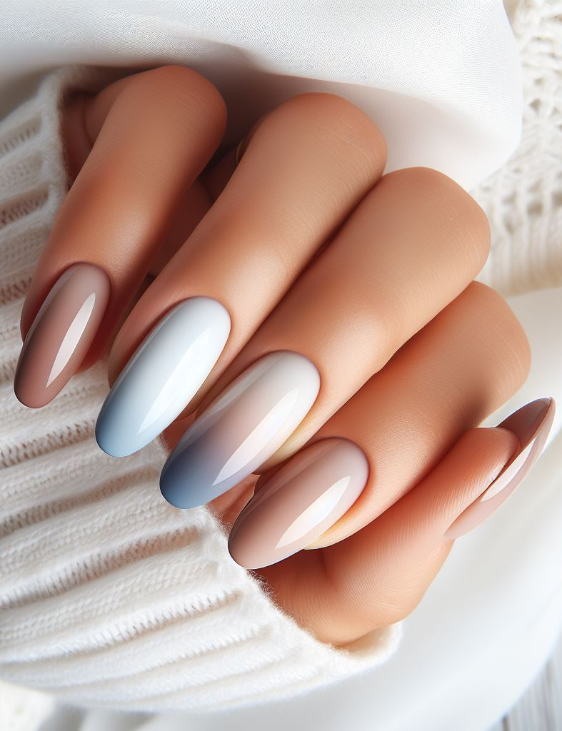 Ombre Nails: The Effortless Way to Stunning Gradients | Pocoko Say hello to the latest nail trend – pastel gradient ombre! Think gentle fusions of lilac and seafoam green creating a mesmerizing effect.