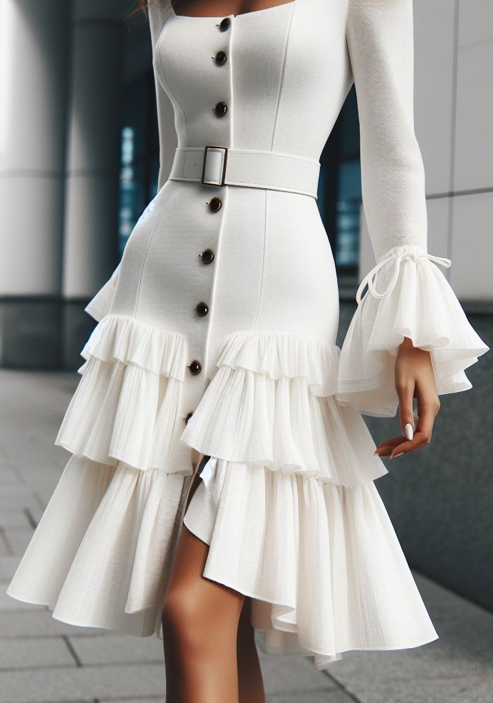 Conquer White Graduation Dress Style: Effortless Tips & Trends | Pocoko A timeless tradition with a modern twist! Embrace the classic elegance of a white graduation dress while incorporating modern details like trendy cuts or statement accessories.