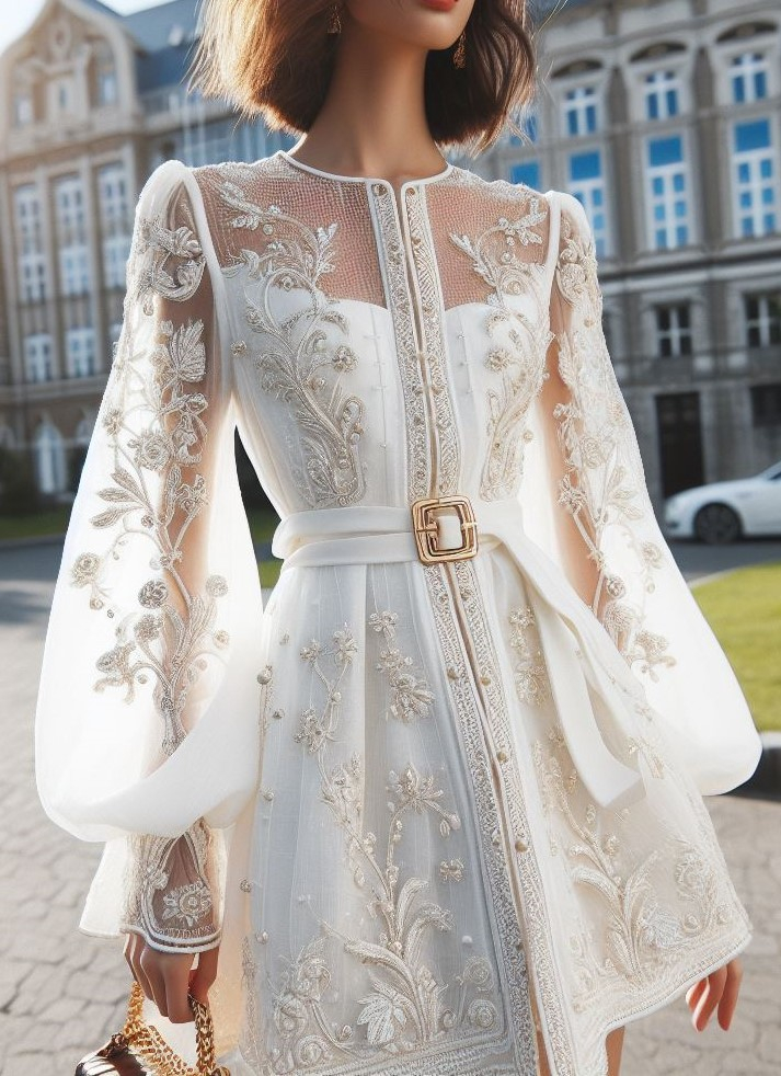 Conquer White Graduation Dress Style: Effortless Tips & Trends | Pocoko Celebrate with a touch of luxury! The timeless elegance of a white graduation dress creates a sophisticated and luxurious feel for this momentous occasion.