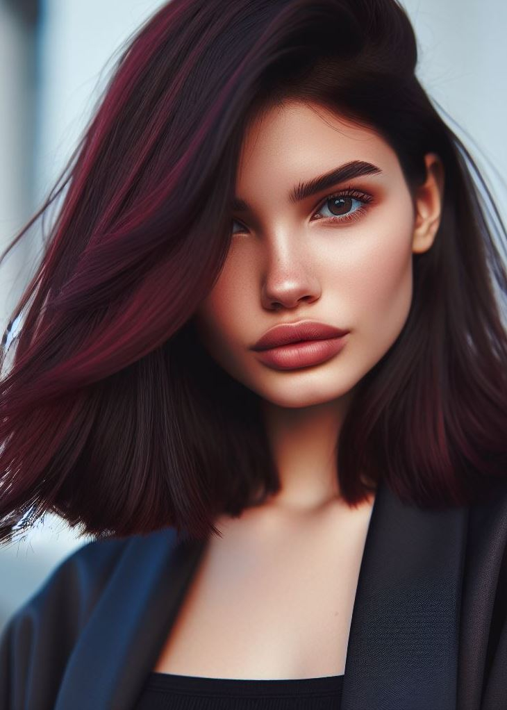 Delicious Hair Inspiration: Indulge your senses with chocolate cherry hair! This pin collection offers endless inspiration for a hair color that's both sweet and sophisticated.