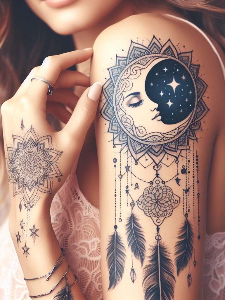 Dream Catcher Tattoos: 13 Dreamy Designs to Catch Your Eye | Pocoko Forearm Dream Catcher: Taking Control A forearm dream catcher tattoo is a visible reminder of your dreams and aspirations. It represents taking control of your destiny and actively pursuing your goals!