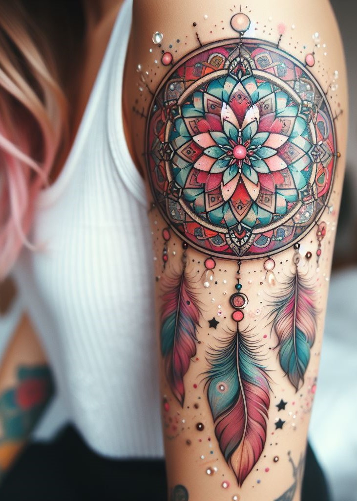 Dream Catcher Tattoos: 13 Dreamy Designs to Catch Your Eye | Pocoko Minimalist Magic: Dream Catchers Simplified Embrace the power of simplicity with a minimalist dream catcher tattoo. Clean lines and black ink create a timeless and sophisticated statement.