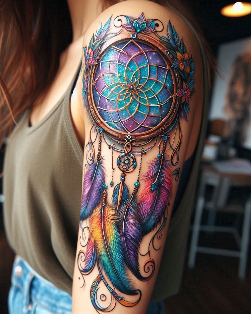 Dream Catcher Tattoos: 13 Dreamy Designs to Catch Your Eye | Pocoko Carry a piece of tribal soul on your journey with an arm tattoo that’s as much a guardian as it is art. Women’s dream catchers, inked with a touch of the wild and wise.