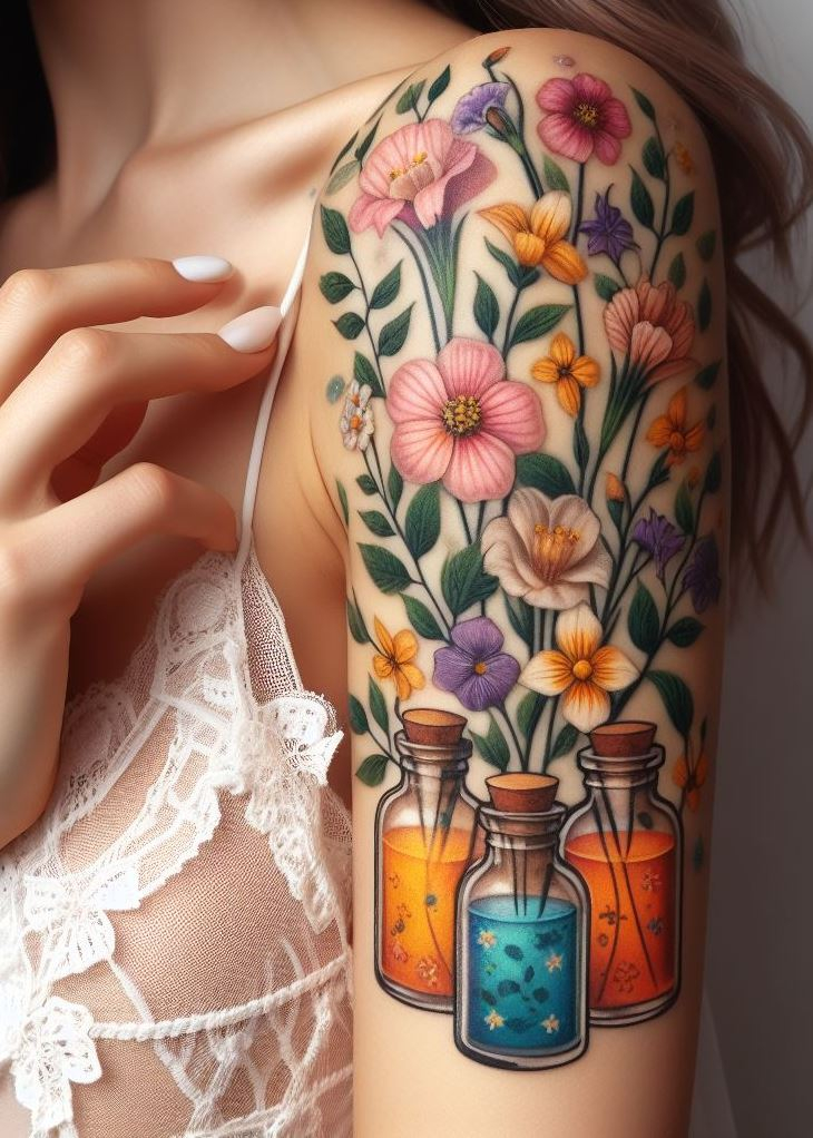 Magic Potion Tattoos: Brew Up Your Dream Ink with These Ideas | Pocoko