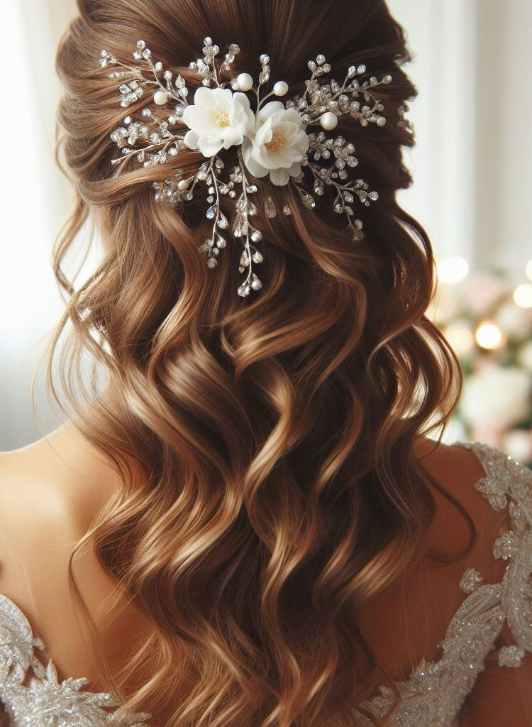 Bridal Hairstyle Accessories: Enhancing Your Wedding Hair | Pocoko Your hair is the veil through which your future winks. On your wedding day, let it be as bold as your dreams.
