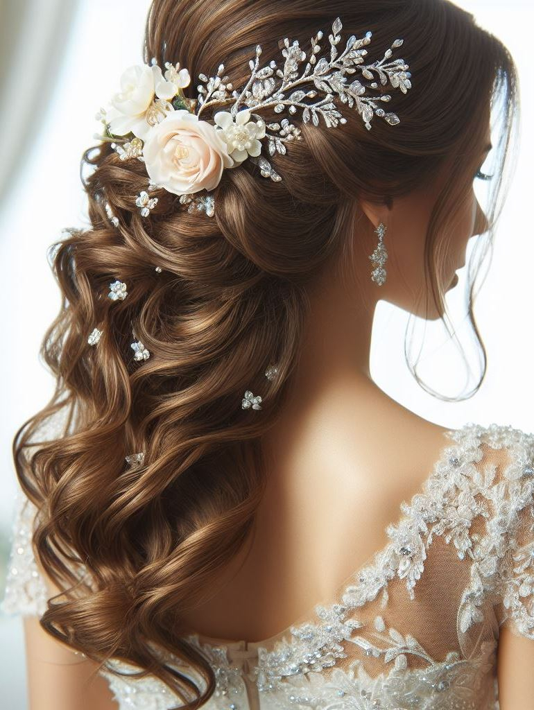 Bridal Hairstyle Accessories: Enhancing Your Wedding Hair | Pocoko Your hair, a tapestry of tradition and trend, weaves the past and present into a knot of eternal style.