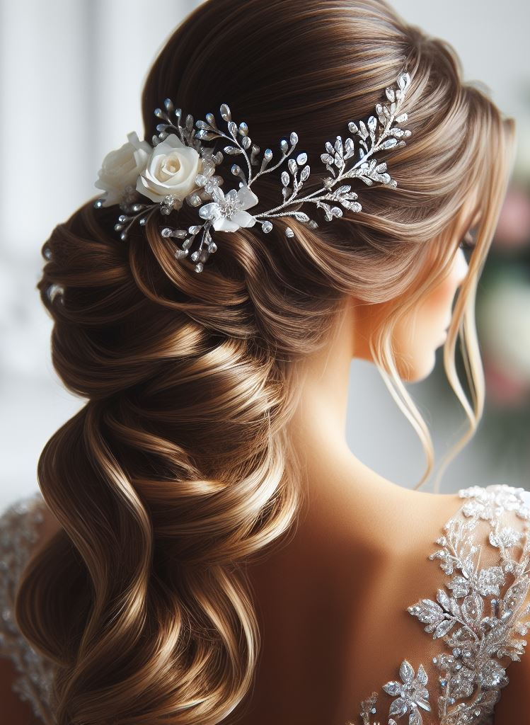 Bridal Hairstyle Accessories: Enhancing Your Wedding Hair | Pocoko A tiara of tresses, your wedding hairstyle is the throne of your heart's desires. Reign over your day with elegance.