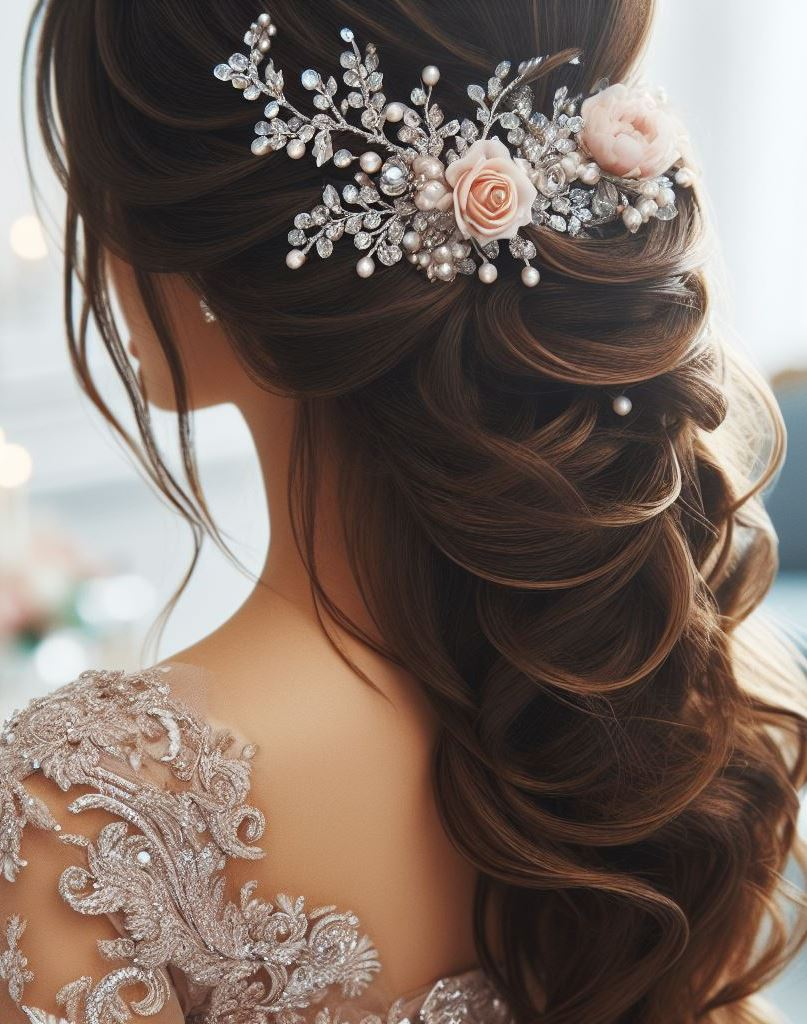 Bridal Hairstyle Accessories: Enhancing Your Wedding Hair | Pocoko Like a secret garden, your hair is a bloom of splendor. Let it flourish on your big day, as you step into forever.
