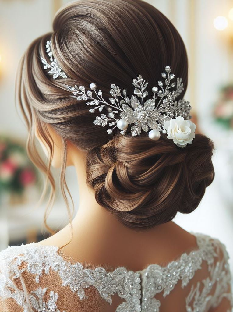 Bridal Hairstyle Accessories: Enhancing Your Wedding Hair | Pocoko A constellation of style, your wedding hair is a universe of grace. Shine bright as you orbit the aisle of commitment.