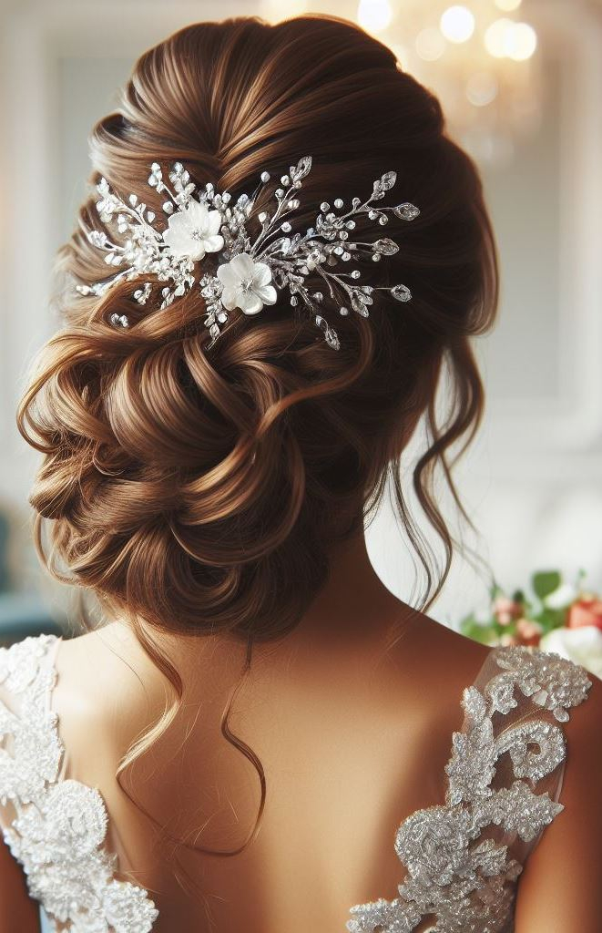Bridal Hairstyle Accessories: Enhancing Your Wedding Hair | Pocoko A constellation of style, your wedding hair is a universe of grace. Shine bright as you orbit the aisle of commitment.