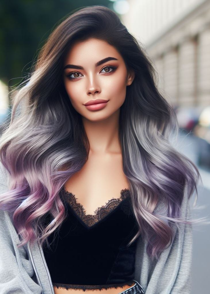 Hair Color Trends: Brassy Brunettes Beware! Cool Tones are Here | Pocoko 🔮 Grey ombre: the color trend that whispers ‘mystery’ while shouting ‘style.’ 💁♀️