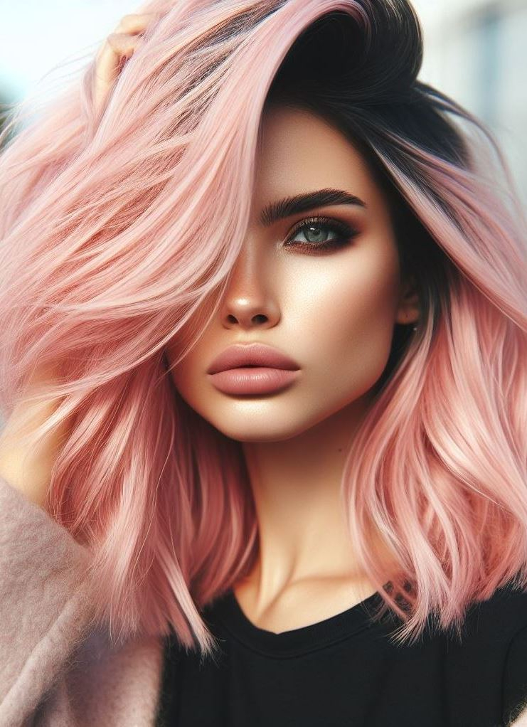 Hair Color Trends: Brassy Brunettes Beware! Cool Tones are Here | Pocoko “Sugar-Coated Waves”: Dive into a sea of candy pink pastels. These translucent, illuminated tones create a soft, dreamy effect. Remember to hydrate your hair and trim those ends if you’re going for the bleach route.