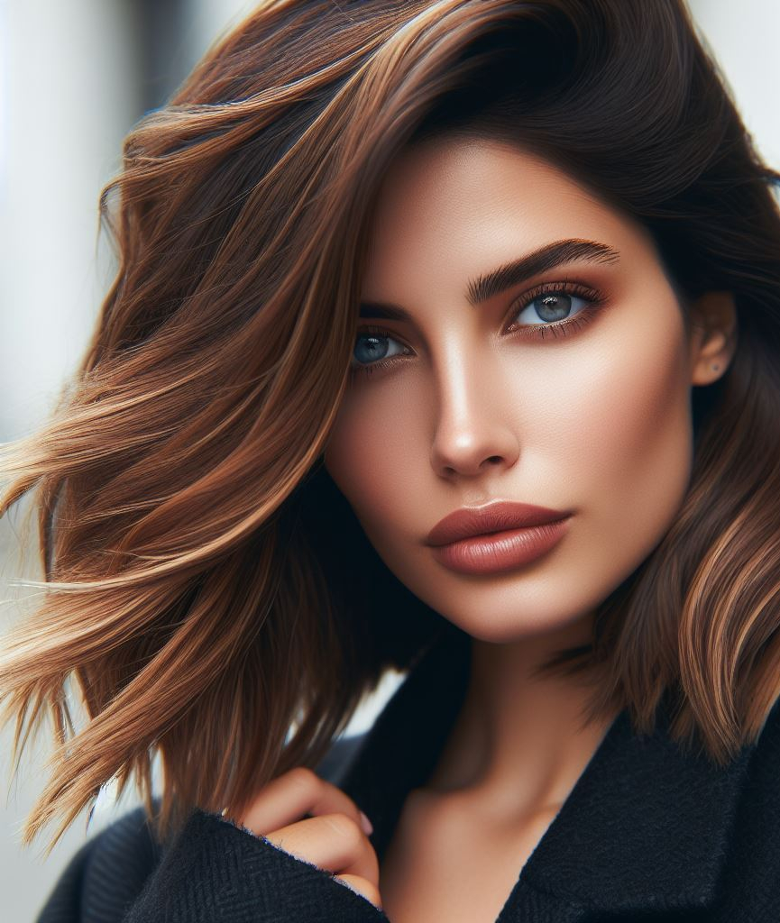 Hair Color Trends: Brassy Brunettes Beware! Cool Tones are Here | Pocoko “Autumn Sunset Glow”: Imagine your hair catching the last rays of sunlight at dusk. That’s the magic of toffee caramel! The warm brown with hints of gold makes you feel like you’re strolling through a sun-kissed orchard.