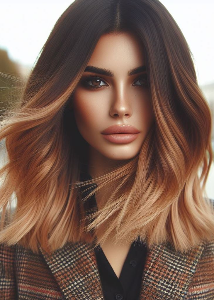 Hair Color Trends: Brassy Brunettes Beware! Cool Tones are Here | Pocoko Channel your inner beach babe with mocha and honey waves. It’s the kind of color that makes you want to run barefoot through sand, sipping a latte.