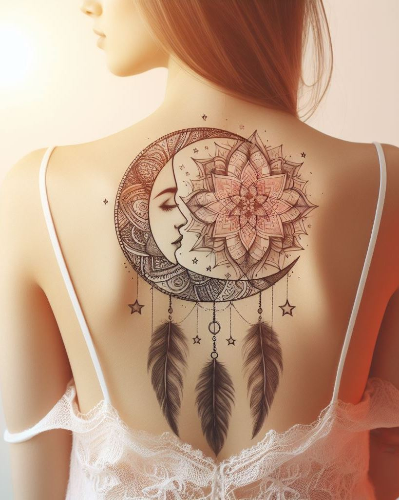 Shoulder and Back Tattoos: Mastering the Art of Placement | Pocoko Catch your dreams and wear them proudly with dreamcatcher tattoos on your shoulder and back. These intricate designs filter out the bad vibes and let the good dreams flow.