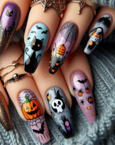 Halloween Nails Spooktacular Spooky Designs That Are Fang Tastic Halloween Nails 2024 29 238x300