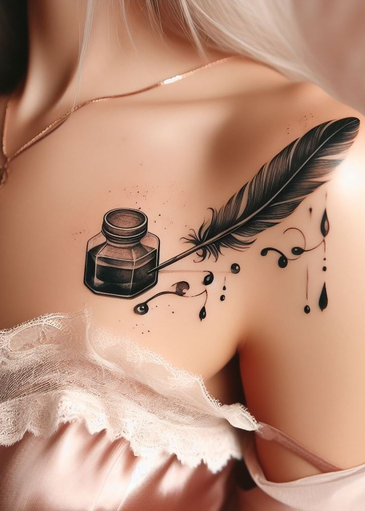 Quill and cosmos: Fairies writing constellations into existence.