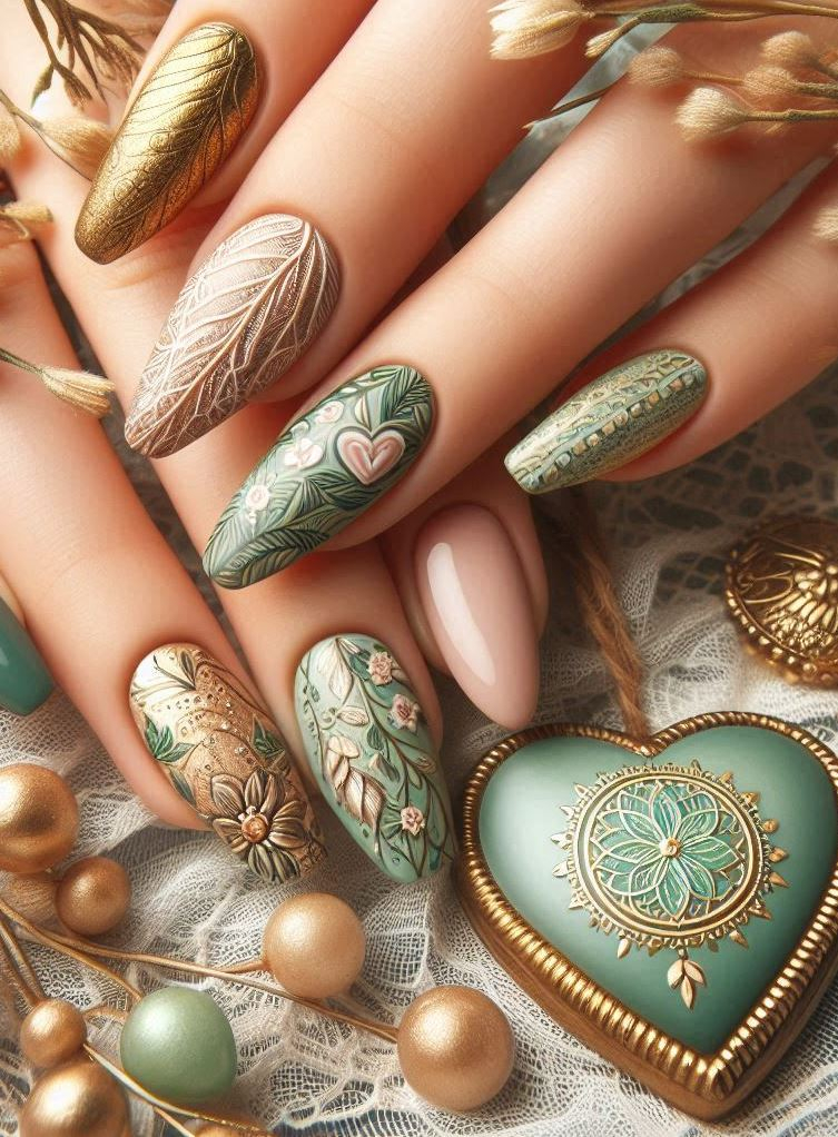 🌿 Botanical Bliss: Ferns, leaves, and vines—nature’s own chic patterns. Get your green on!