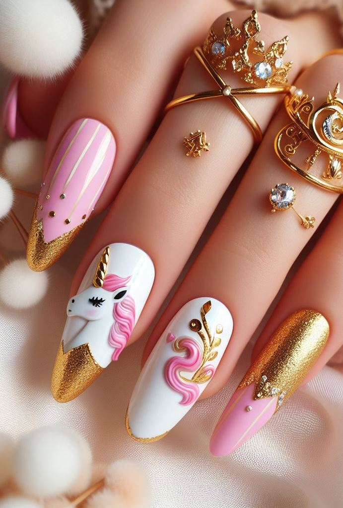 Give your nails a magical makeover with unicorn nail art ideas that are sparkly and stunning. Perfect for anyone wanting to make a statement and turn heads with their nails.