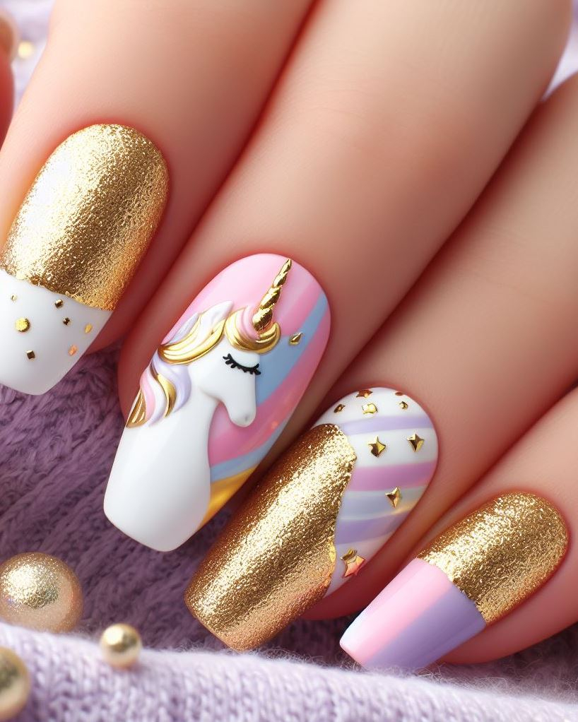 Looking for nail art that’s both enchanting and eye-catching? These unicorn nail art ideas are your ticket to sparkly, stunning nails that turn heads. Unleash your inner unicorn with every flick of your fingers!