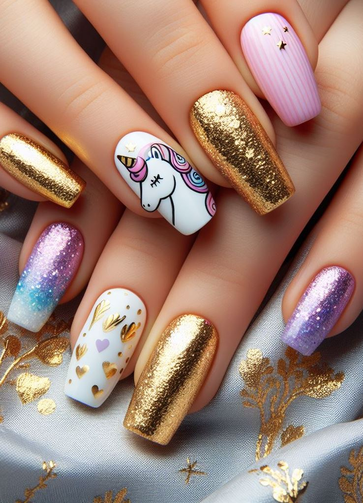Add a sprinkle of magic to your manicure with unicorn nail art ideas that shine bright. Perfect for anyone wanting to stand out with sparkly, stunning nails that are sure to impress.