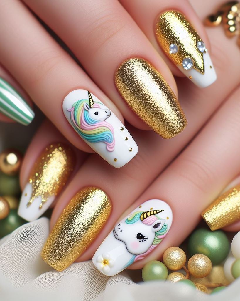 Make your nails the center of attention with unicorn nail art ideas that are simply magical. Sparkly and stunning, these designs will leave everyone in awe. Get ready to turn heads!