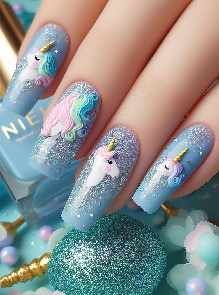 Dive into the magical world of unicorn nail art ideas that promise to sparkle and stun. Your nails will turn heads and leave everyone enchanted by their beauty.