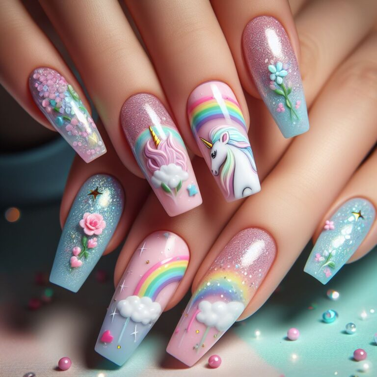 Unicorn Nail Art Ideas Cover