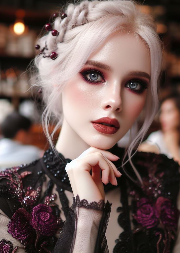 Beyond the Mask: Gothic Makeup with a Focus on the Eyes: Intensify the mystery with a focus on the eyes in your gothic makeup. Use dramatic false lashes, intricate eyeliner designs, and contrasting eyeshadow shades to create captivating eye looks that mesmerize and intrigue.
