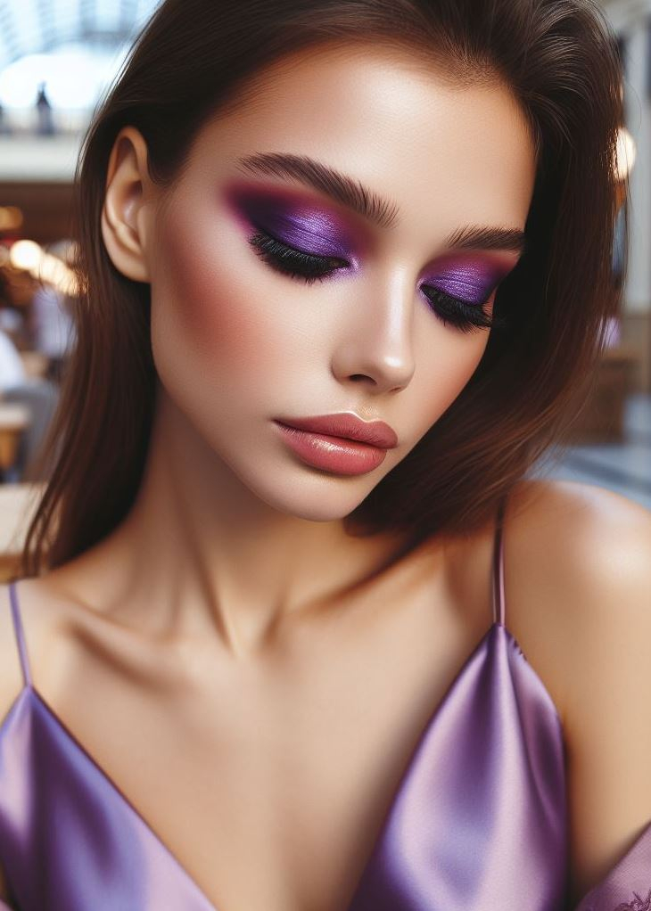 Smokey Jewel: Elevate your classic smoky eye with a jewel-toned twist. Blend a deep brown base with a rich emerald green or sapphire blue eyeshadow, then add a touch of shimmery purple to the center of the lid. This adds a touch of luxury and complexity.