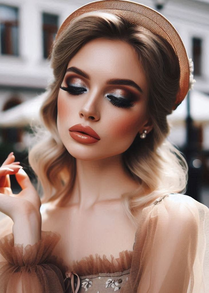 Get Creative with Graphic Eyeliner: Let your eyes do the talking with a graphic eyeliner retro look. Experiment with bold lines, geometric shapes, or even negative space for a unique and modern take on a classic style.