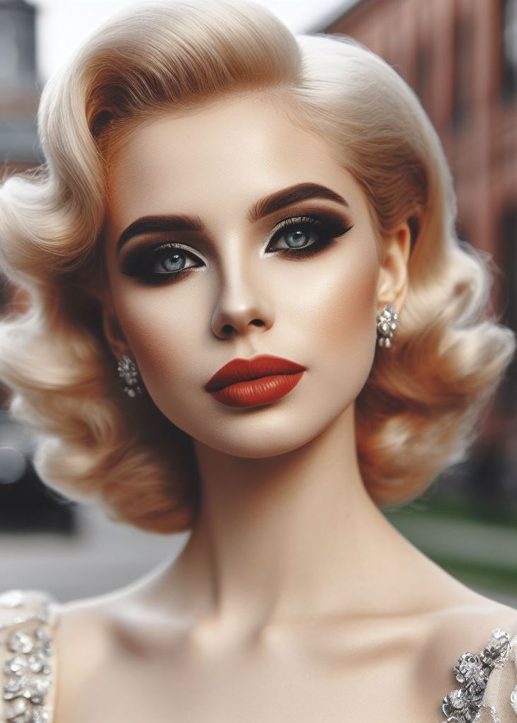 Watercolor Dreamscape: Create a soft and romantic look inspired by the retro watercolor aesthetic. Use pastel eyeshadows blended with a damp brush for a dreamy and ethereal effect.