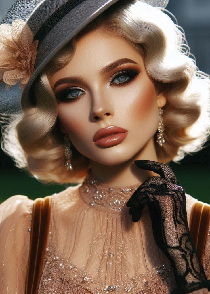 Metallic Mania: Embrace the metallic trend with a retro makeup look. Apply metallic eyeshadow in shades like gold, silver, or copper for a touch of glamorous shine.