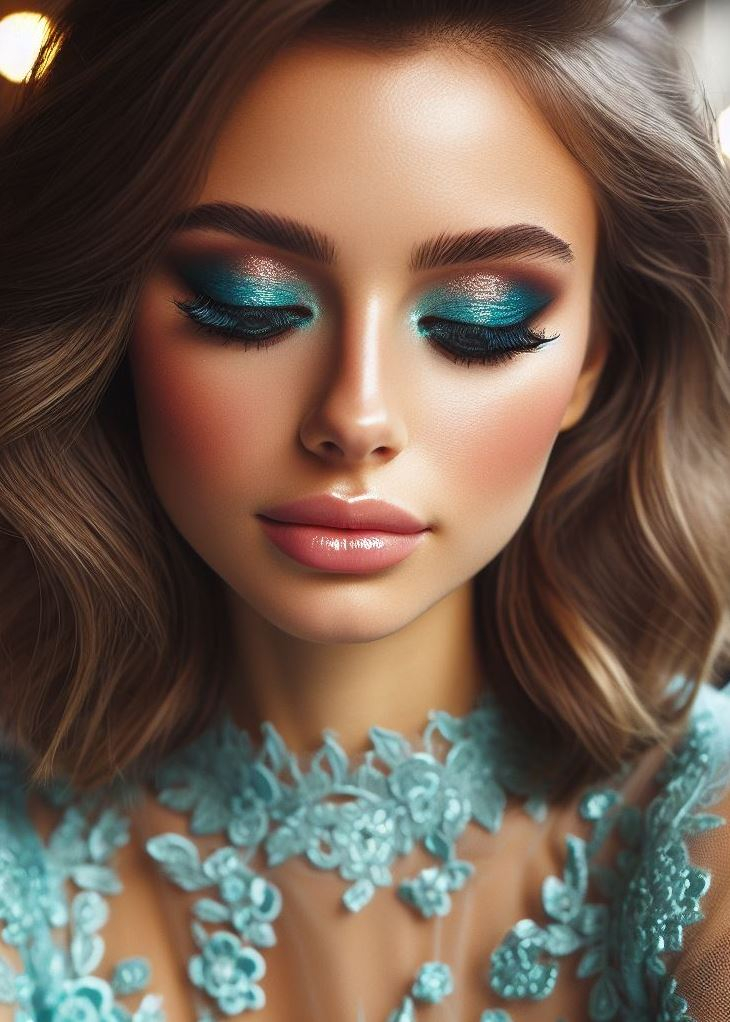 Aquamarine And Brown Eyeshadow: A Surprisingly Easy Smokey Eye | Pocoko Aquamarine vibes meet rich cocoa β like a beach vacation with a side of chocolate! ππ«