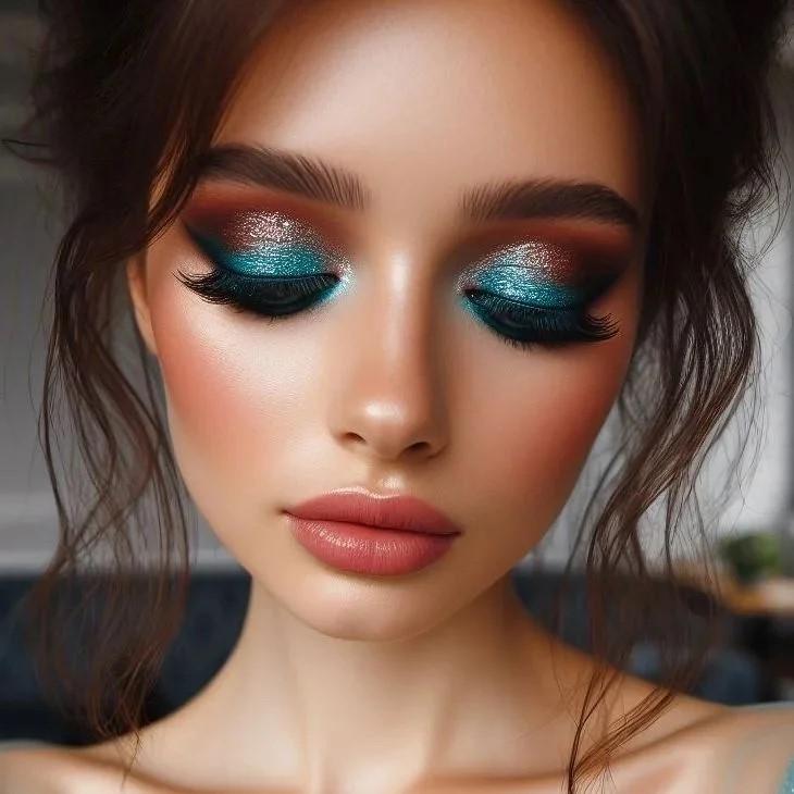 Aquamarine And Brown Eyeshadow: A Surprisingly Easy Smokey Eye | Pocoko Aquamarine and brown eyeshadow cvr
