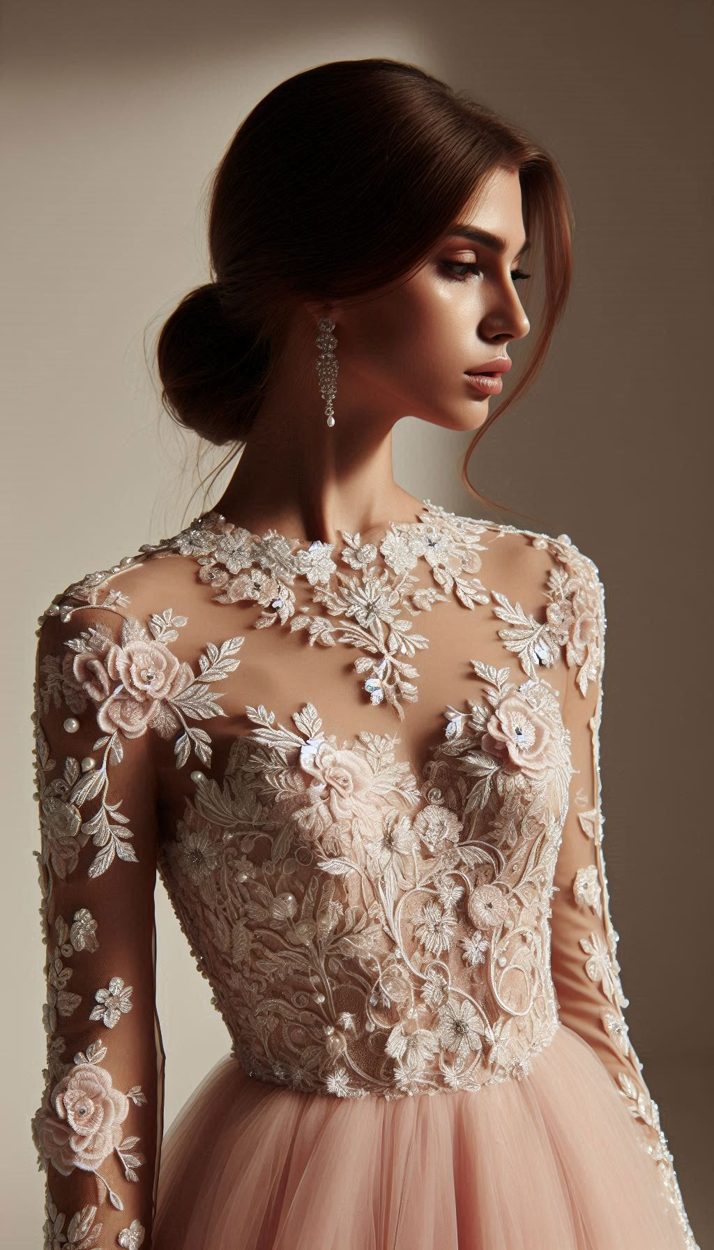 Float through the day in a dusty pink dress with white embroidery. Feminine, stylish, and utterly charming!