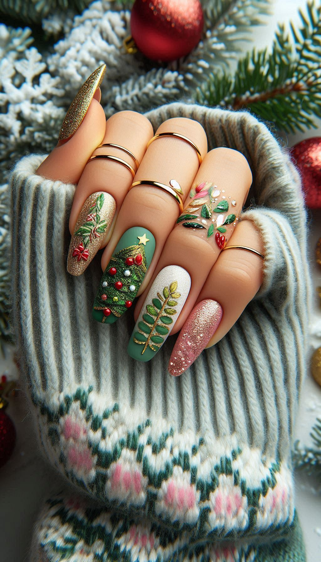 75+ Christmas Nail Art Ideas: Dazzling Holiday Styles | Pocoko Why should the tree have all the fun? Adorn your nails with these merry Christmas decoration designs for a festive flair.