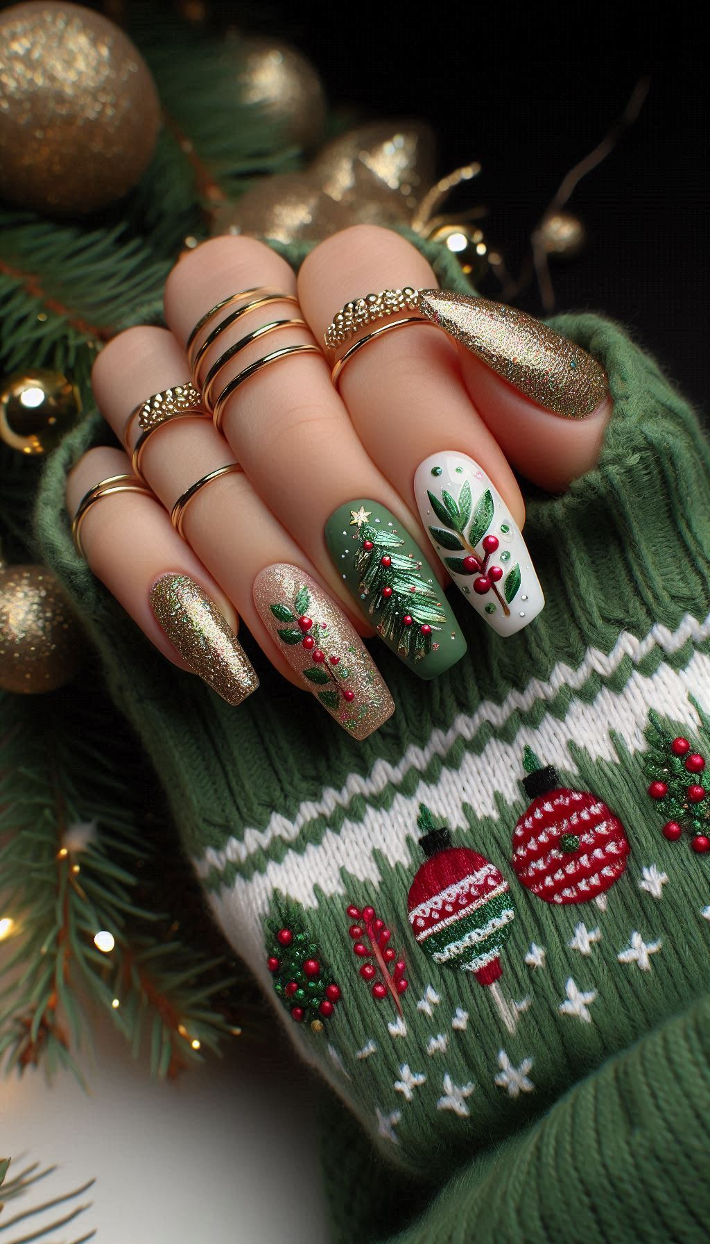 75+ Christmas Nail Art Ideas: Dazzling Holiday Styles | Pocoko Wrap your nails in holiday cheer! These Christmas decoration-themed designs are perfect for celebrating the most wonderful time of the year.