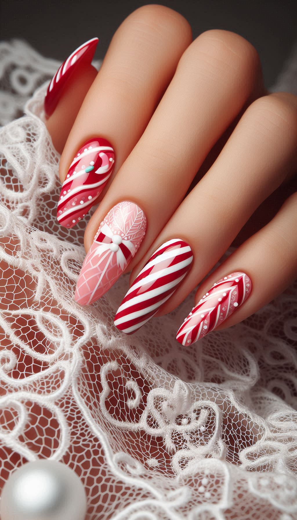 75+ Christmas Nail Art Ideas: Dazzling Holiday Styles | Pocoko Add some festive fun to your nails with these Christmas candy-inspired designs. Perfect for anyone who loves the sweeter side of the holidays!