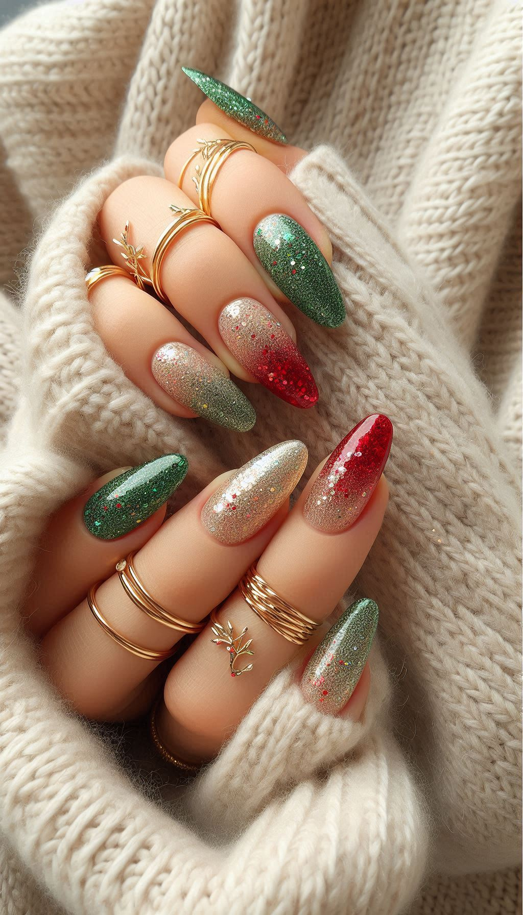 75+ Christmas Nail Art Ideas: Dazzling Holiday Styles | Pocoko Deck the halls and your nails with glitters galore! These Christmas nail art ideas will have you shining brighter than a holiday star.