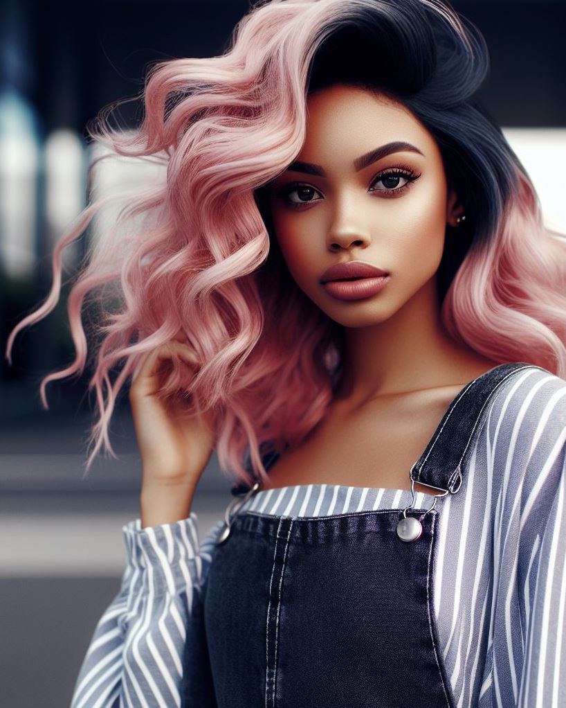 Step into a world of elegance with dusty pink hair color. Soft, romantic, and absolutely on-trend!