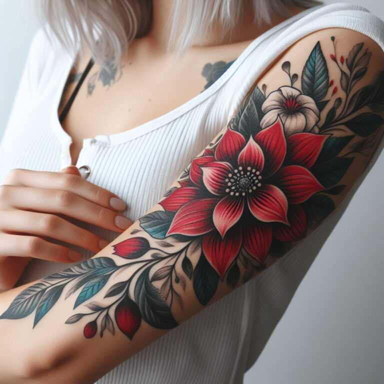 Floral Tattoos Cover