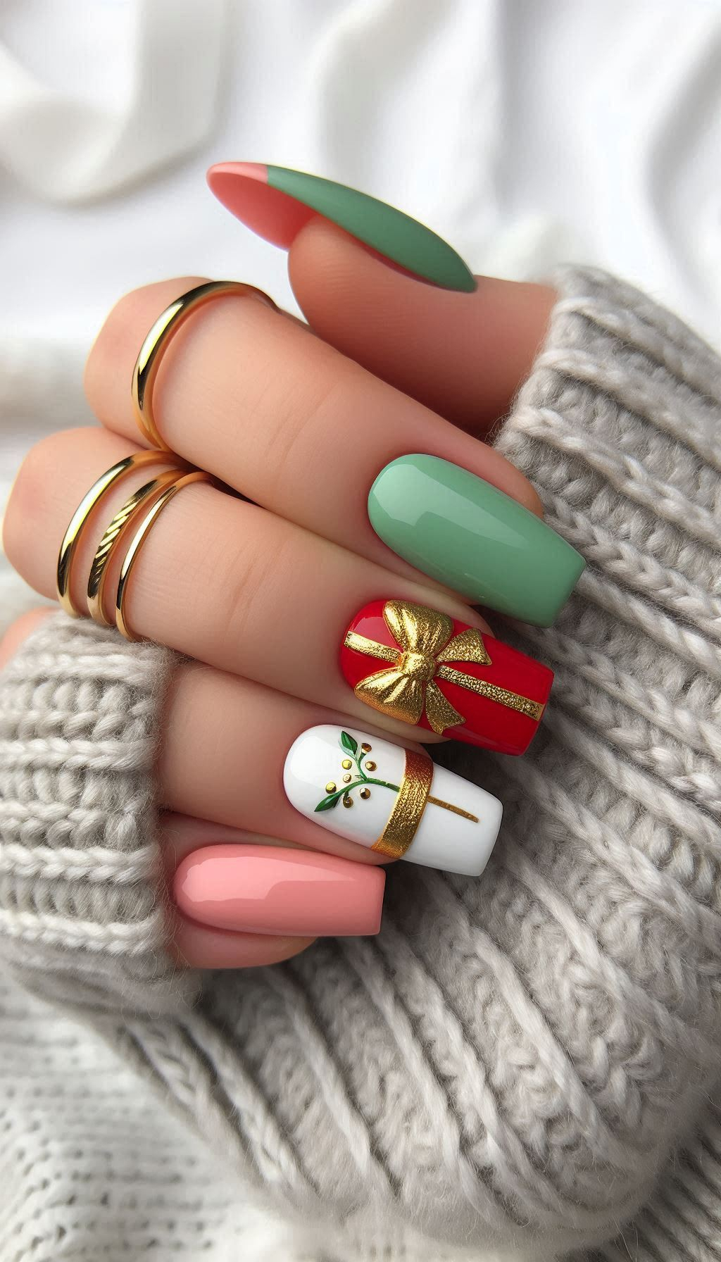 75+ Christmas Nail Art Ideas: Dazzling Holiday Styles | Pocoko Gift yourself some holiday cheer with these Christmas nail art ideas. Your nails will be the talk of every festive gathering!