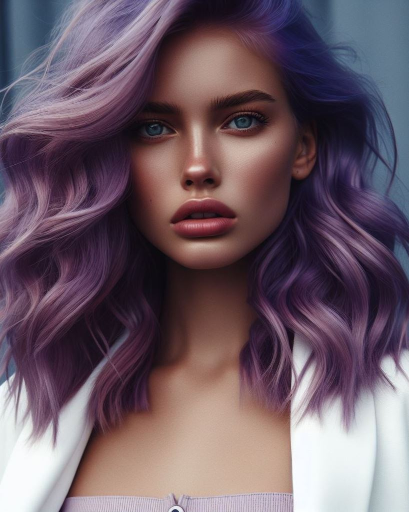 Step into a world of magic with lavender hair color. Bold, beautiful, and effortlessly chic!