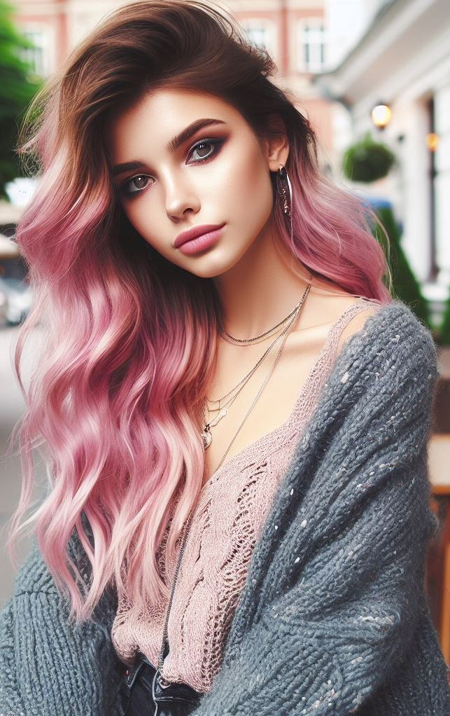 Transform your look with the dreamy pastel pink ombre hair trend. Bold, beautiful, and effortlessly stylish!